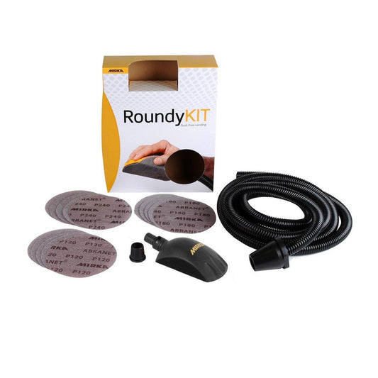 Mirka Roundy-Kit mit Absaugschlauch und Abranet Ø150mm