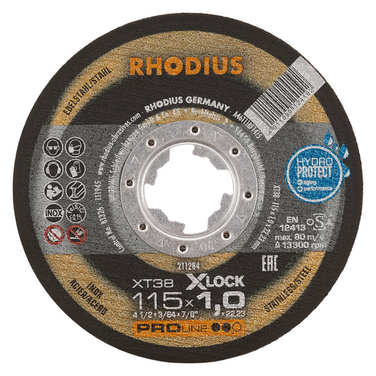 Rhodius XT 38 Trennscheibe Ø 115 x 1,0 mm XLock