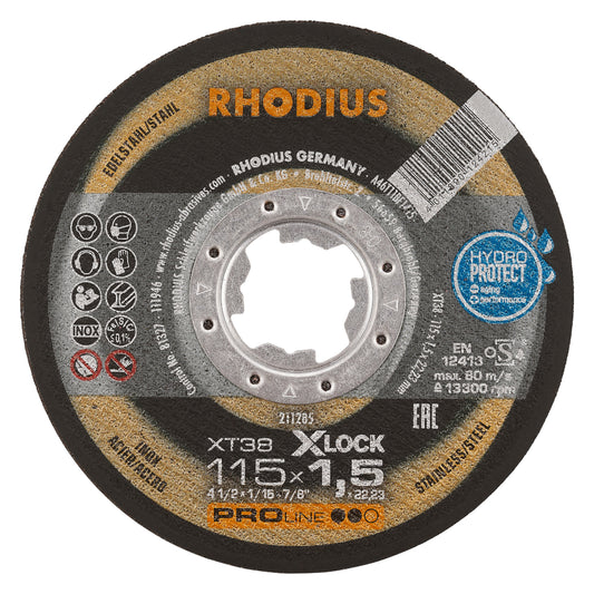 Rhodius XT 38 Trennscheibe Ø 115 x 1,5 mm XLock