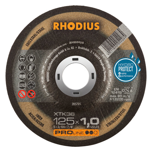 Rhodius XTK 38 Trennscheibe Ø 125 x 1,0 mm