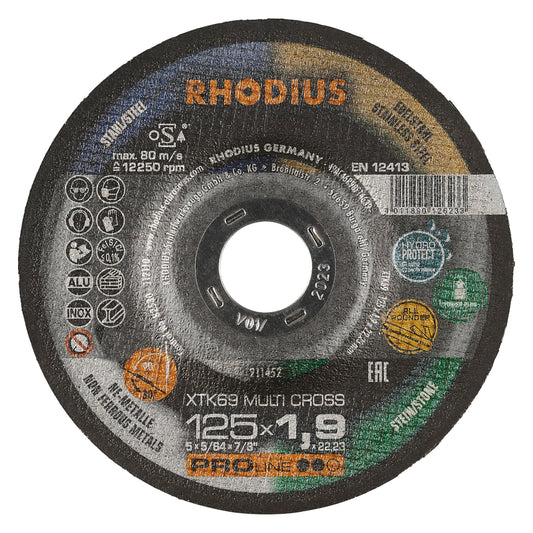 Rhodius XTK69 MULTI CROSS Trenn- und Schruppscheibe