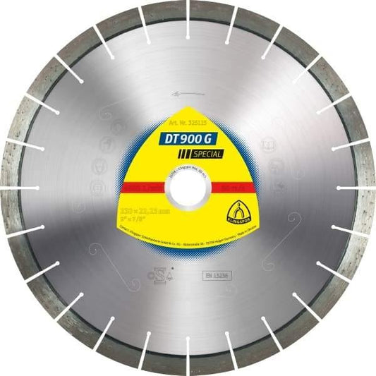 Klingspor Diamanttrennscheibe DT 900 G SPECIAL - Schleiftitan.de