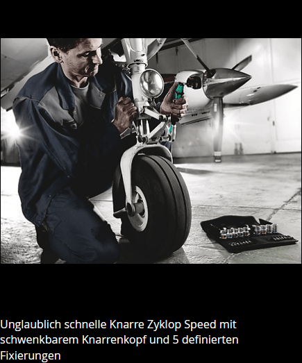 Wera 8100 SA All-in Zyklop Speed-Knarrensatz, mit Haltefunktion, 1/4"-Antrieb, metrisch - Schleiftitan.de